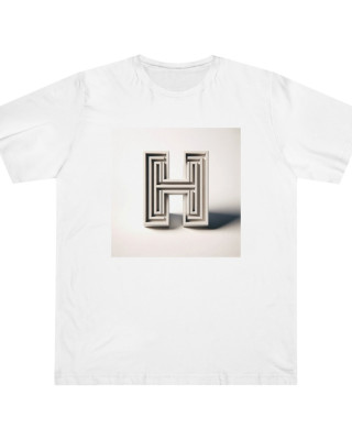 Modern 'H' Illusion Graphic Tee